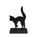 Wooden "Black Cat" Silhouette Halloween Tabletop Decor