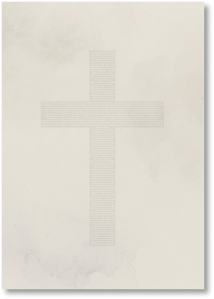 Words Of Christ - 430 Names of Christ - Print
