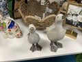 Woven duck with bronze look bill and feet