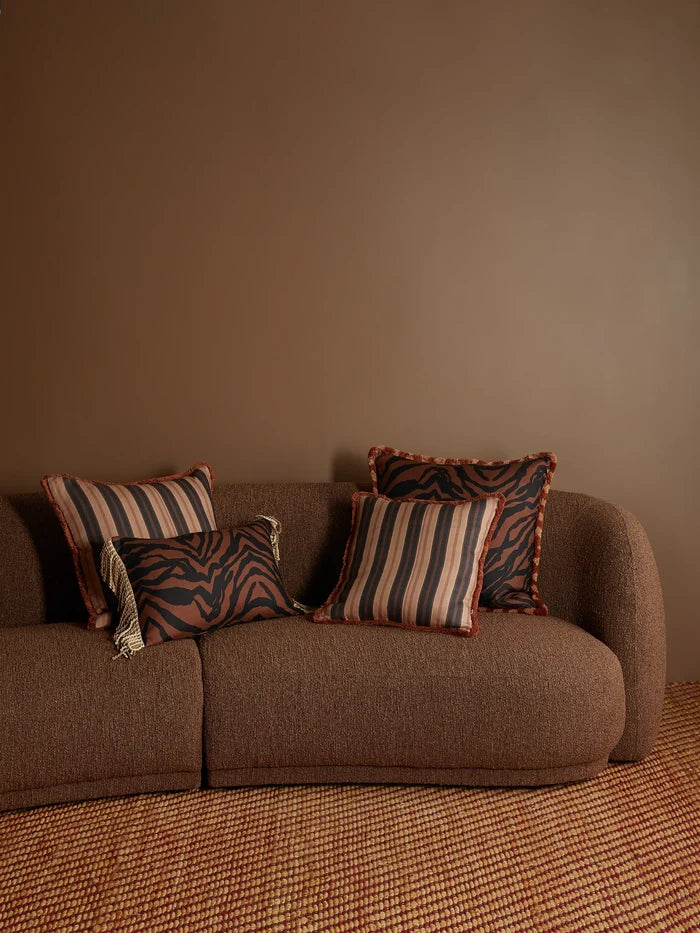 Zebra Chocolate Cushion