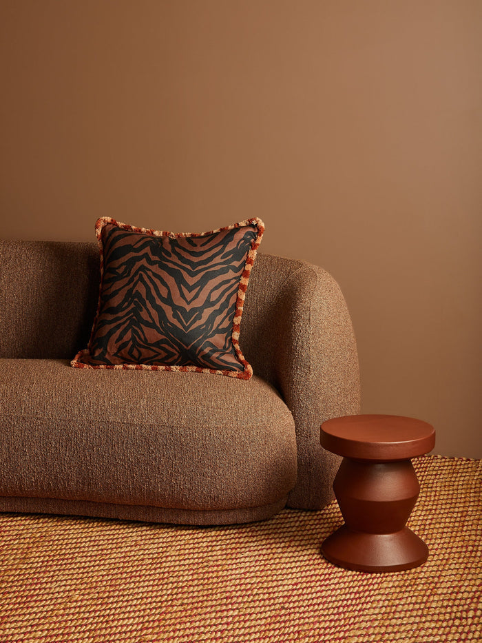 Zebra Chocolate Cushion