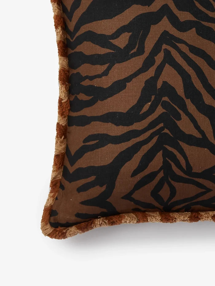 Zebra Chocolate Cushion