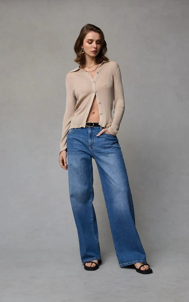 Zelda Rodeo Blue Baggy Jean