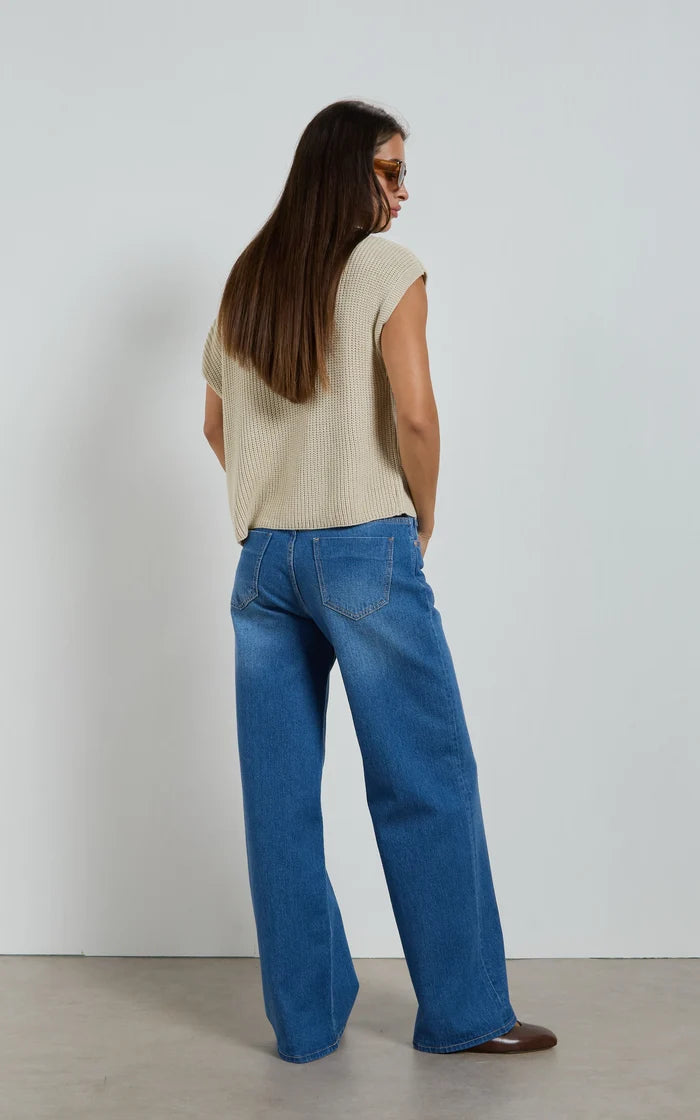 Zelda Rodeo Blue Baggy Jean