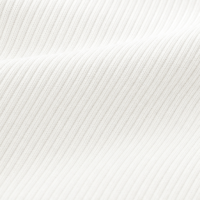 Zipelle – Ribbed Half-Zip Notched Collar Knit Top